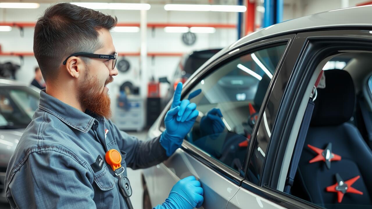 Can a side window crack be repaired?