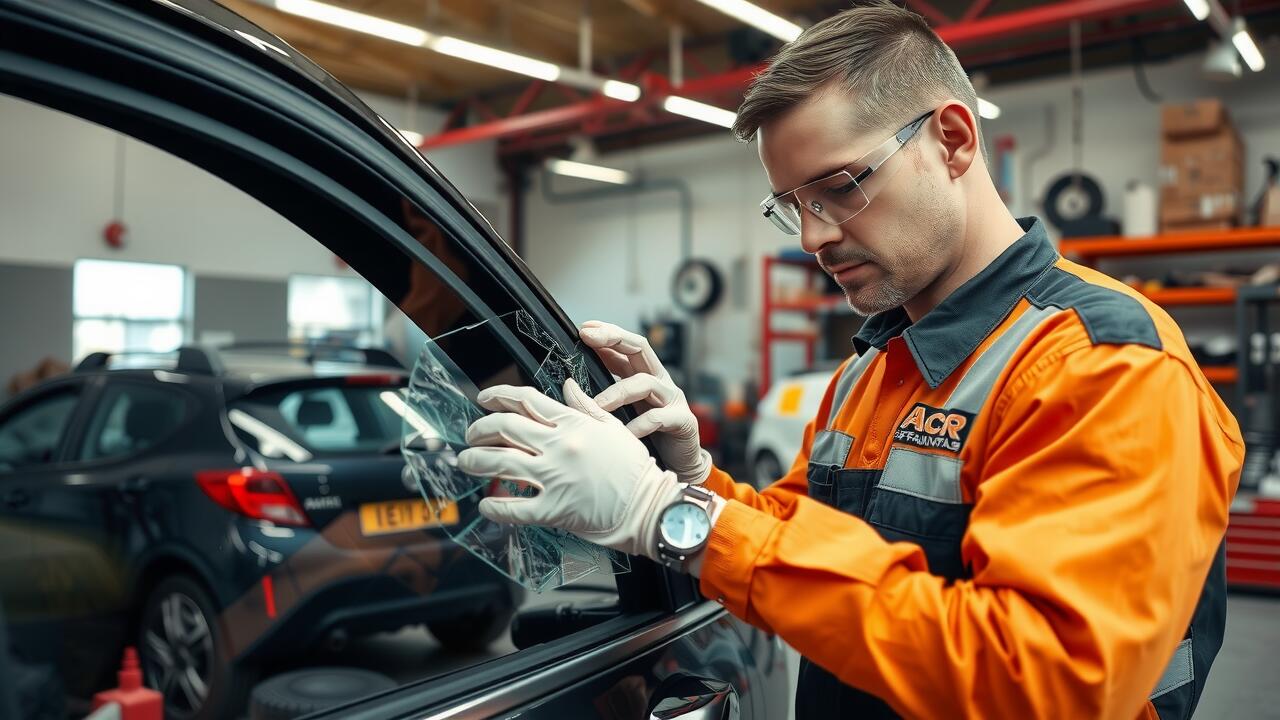 How do I replace the driver side window?