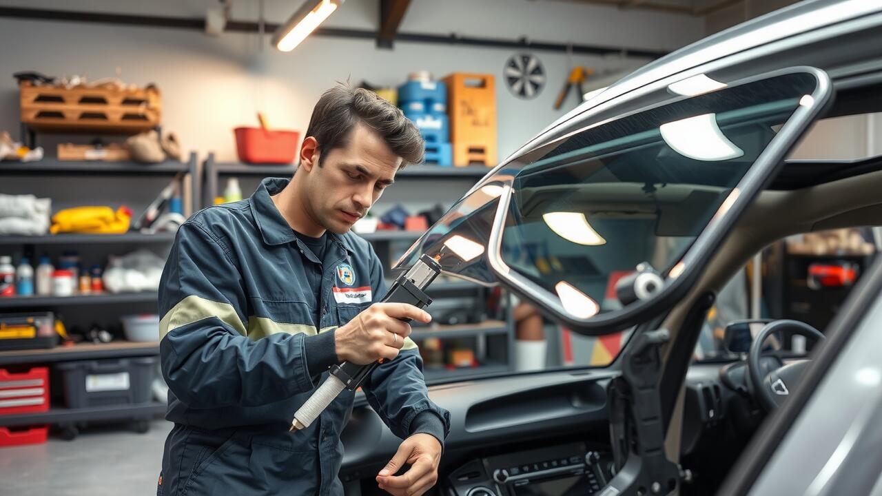 How do you temporarily cover a broken sunroof?