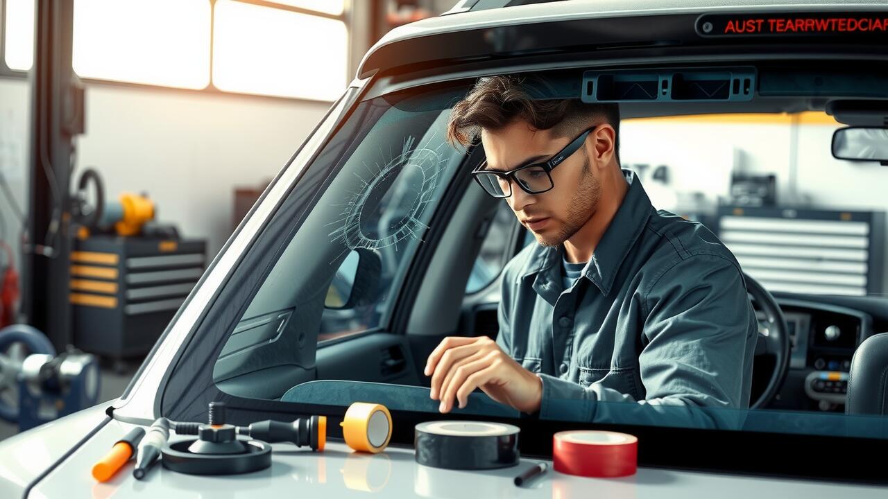 How to cover a broken car window?