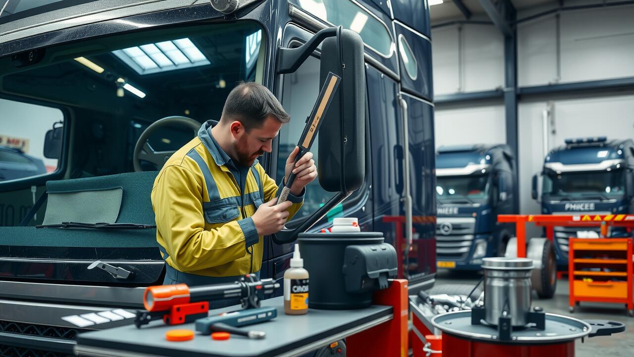 How to manage potential leaks after truck windscreen repairs