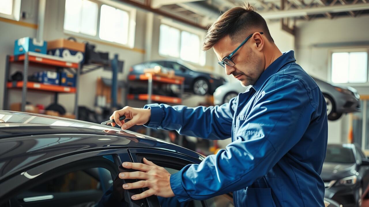How to replace a broken sunroof glass