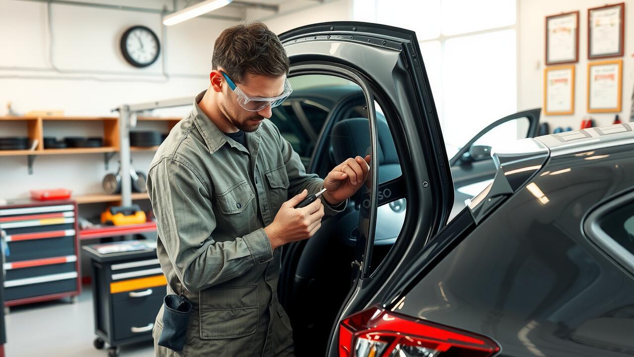 How to tape up a broken rear window?