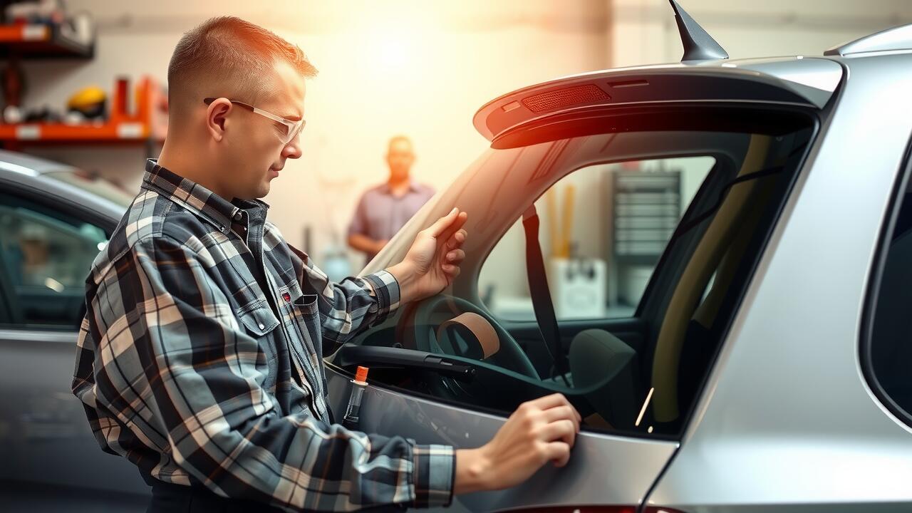 What is the back window of a car called?